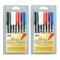 Marvy Uchida Broad Point Chalk Marker Broad Tip Set 4C, Basic Colors, 8PK 480-4C - alternate 1